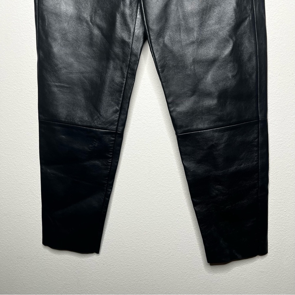 Lamarque Black Leather Pants - Picture 7 of 12